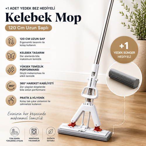 MagicWipe™ Kelebek X Mop